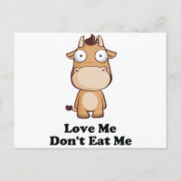 Love Me Don't Eat Me Cow Design