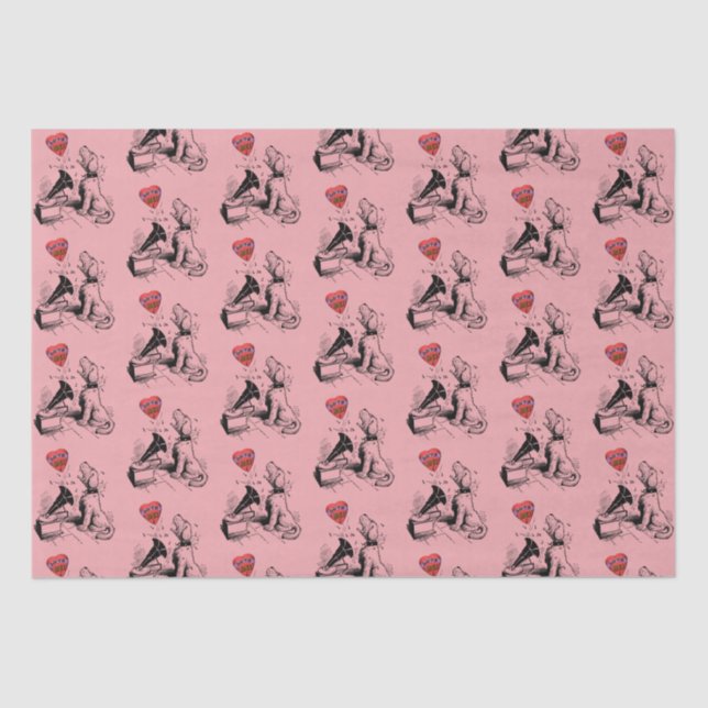 Love Me Heart (dog)     Tissue Paper (Front)