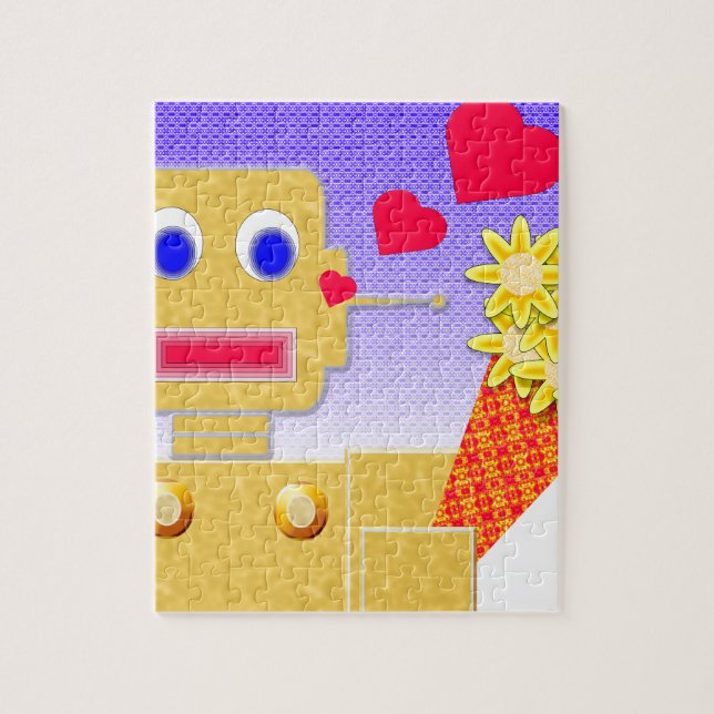Love Me, I'm a Bot Jigsaw Puzzle (Vertical)