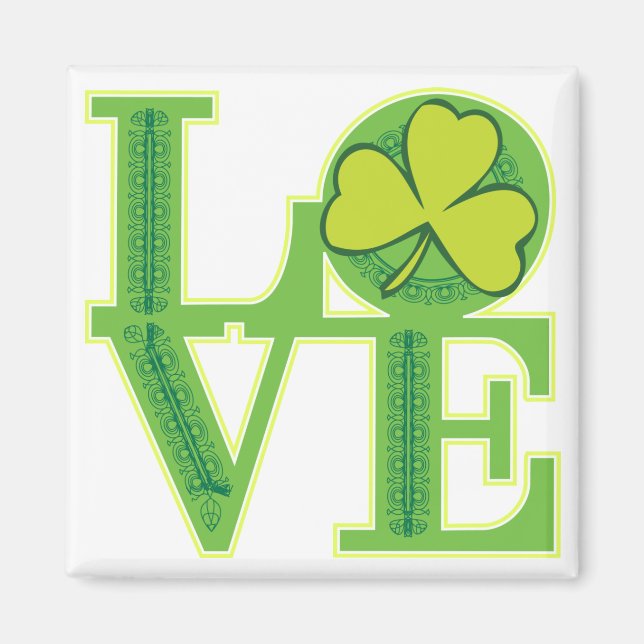 Love Me, I'm Irish Magnet (Front)