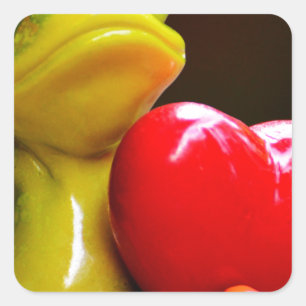 Love Me....I'm Lonley Square Sticker