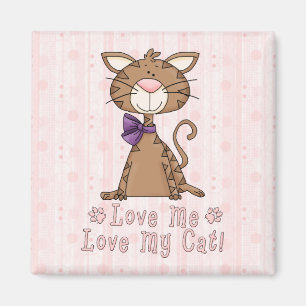Love Me, Love My Cat Magnet
