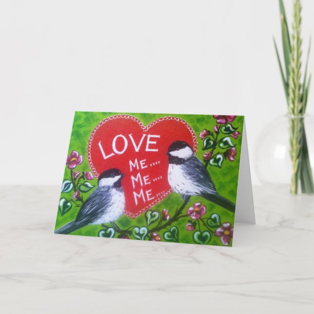 "Love ME...ME...Me" Holiday Card (Front)