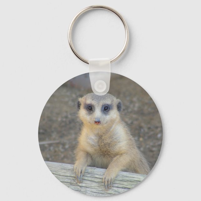 Love Me Meerkat Key Ring (Front)