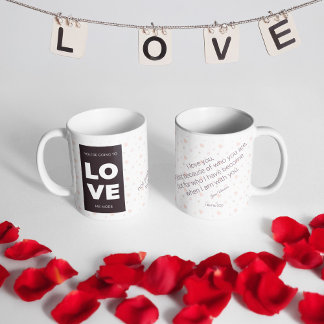 Love me more coffee mug