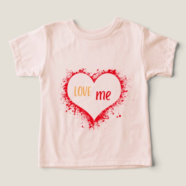 LOVE ME T SHIRT FOR KIDS  (Design Front)