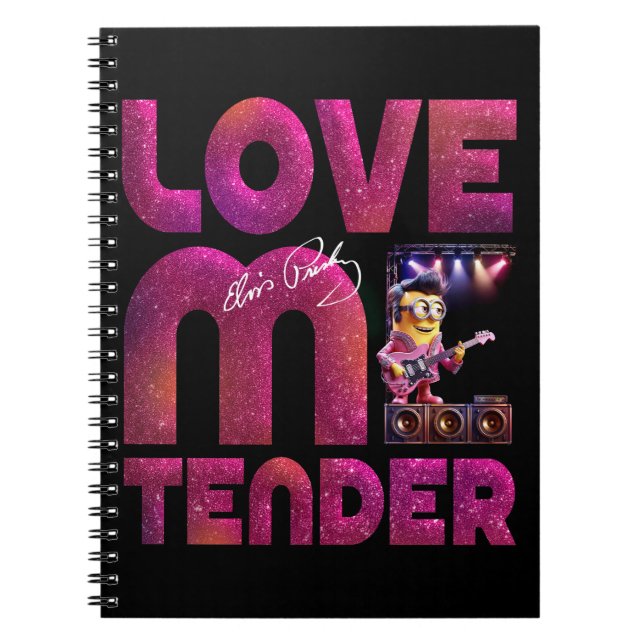 Love me tender notebook (Front)