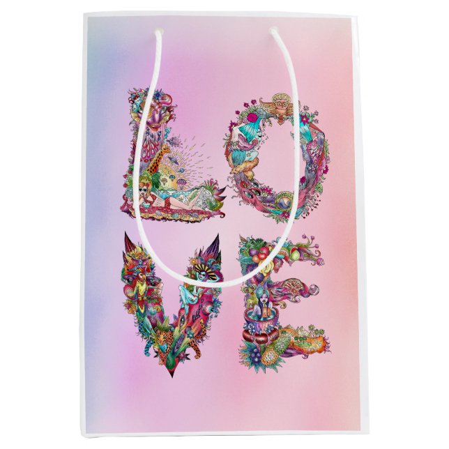 LOVE MEDIUM GIFT BAG (Front)