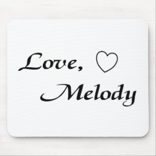 love melody mousepad- Customised Mouse Pad