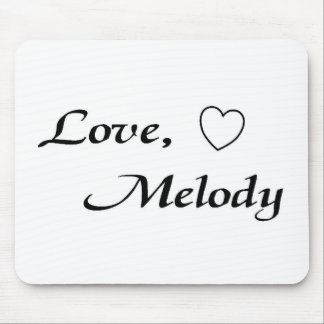 love melody mousepad- Customised Mouse Pad