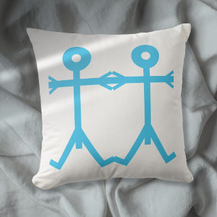 Love Men Icon Art Cushion