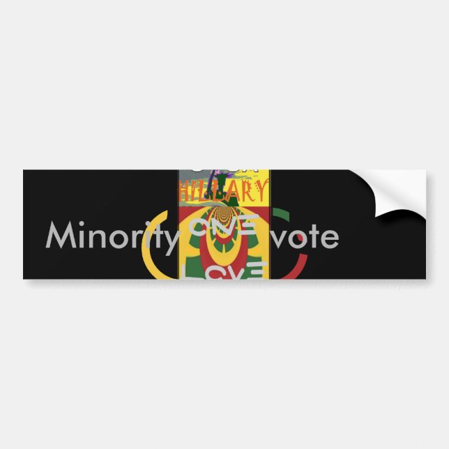Love Message in Rasta Colors Art Print Bumper Sticker (Front)