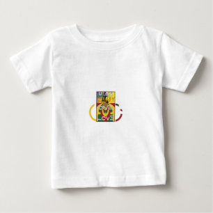 Love Message in Rasta Colours Art Print Baby T-Shirt