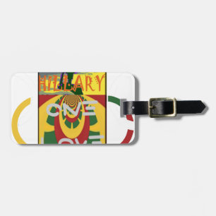 Love Message in Rasta Colours Art Print Luggage Tag
