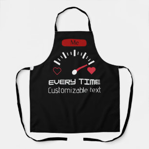 Love metre Every time All-Over Print Apron