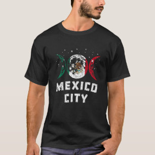 Love Mexico City Mexico Vacation Mexico Flag 1 T-Shirt