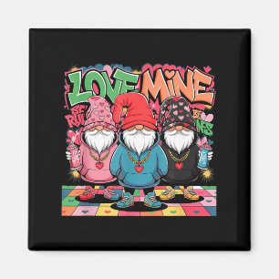 Love Mine Gnomes Urban Street Art Valentines Graff Magnet