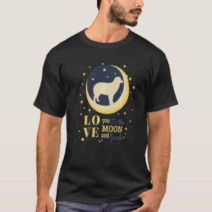 Love Miniature Australian Shepherd Dog To The Moon T-Shirt