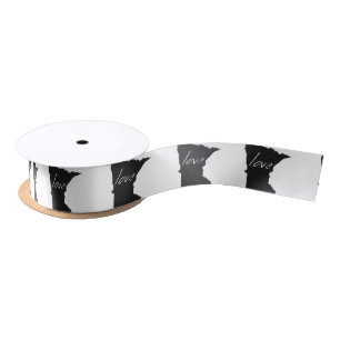 Love Minnesota Satin Ribbon