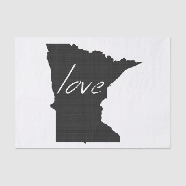 Love Minnesota Tissue Paper (Front)