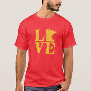 Love Minnesota Vintage MN Gopher State Pride T-Shirt