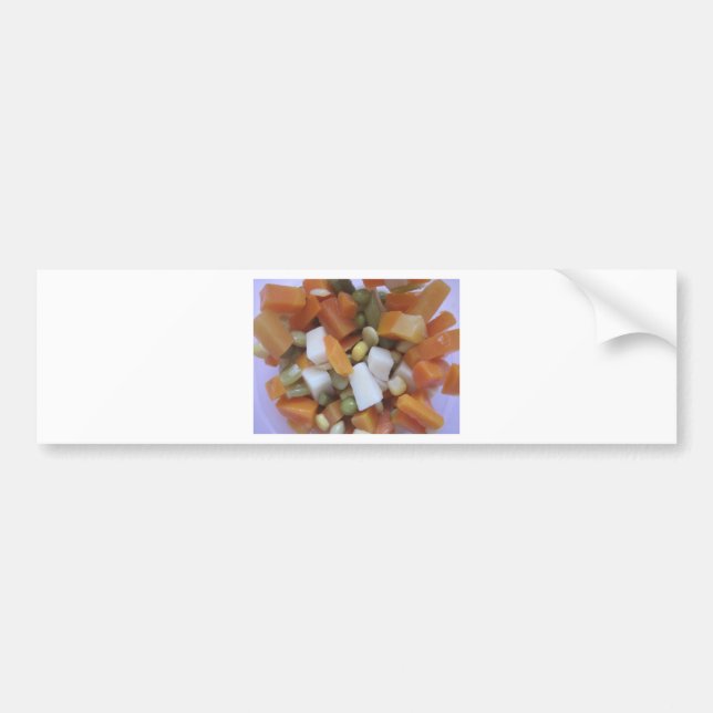 Love Mixed Vegetables Bumper Sticker (Front)