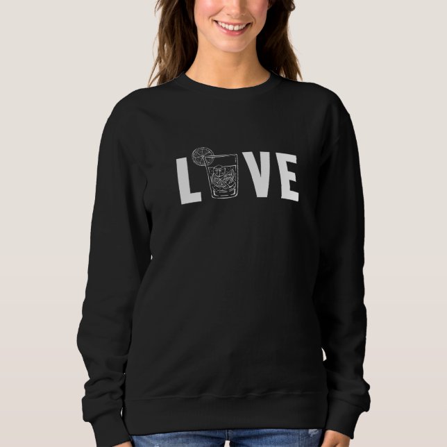 Love Mixologist Barmann Bartender Bardame Bartende Sweatshirt (Front)