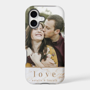 Love Modern Couples Monogram & Custom Photograph