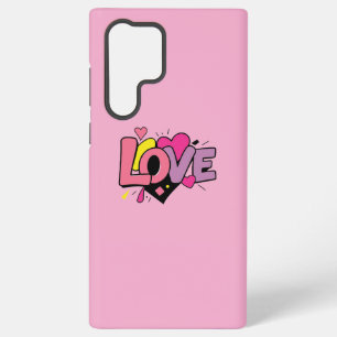  Love Modern Watercolor Artsy Valentine's Day Samsung Galaxy Case