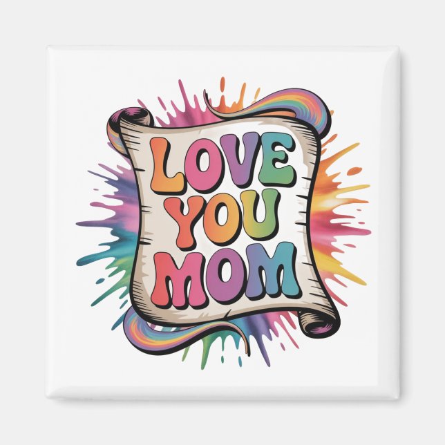 LOVE MOM MAGNET (Front)