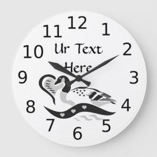 Love Momma Goose Large Clock