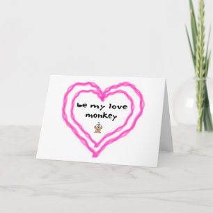 Love Monkey Card