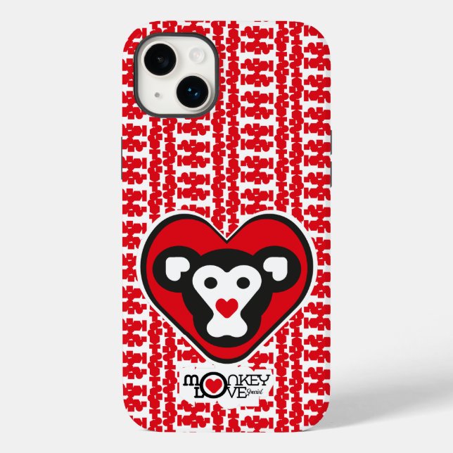 LOVE MONKEY LOVE SPECIAL by Masanser Case-Mate iPhone Case (Back)