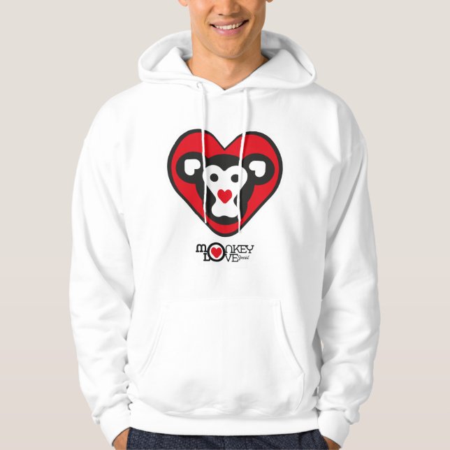LOVE MONKEY LOVE SPECIAL by Masanser Hoodie (Front)