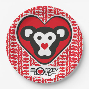 LOVE MONKEY LOVE SPECIAL by Masanser Paper Plate