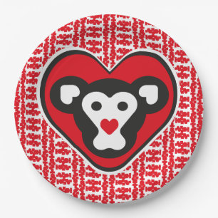 LOVE MONKEY LOVE SPECIAL by Masanser Paper Plate