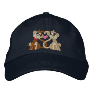 Love Monkeys Embroidered Hat