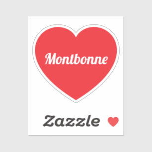 Love Montbonne Custom-Cut Vinyl Sticker