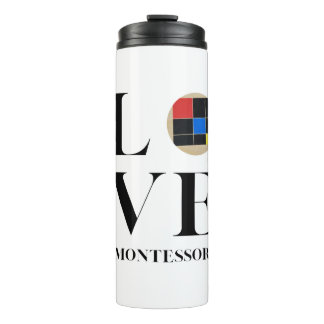 Love | Montessori | Trinomial cube Thermal Tumbler