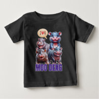 Love  moo Deng Thai funny famous little baby hippo