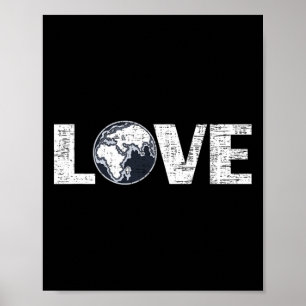 Love Mother Earth Planet Environmentalist Earth Da Poster