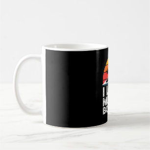 Love motor boating vintage sunset speedboat coffee mug