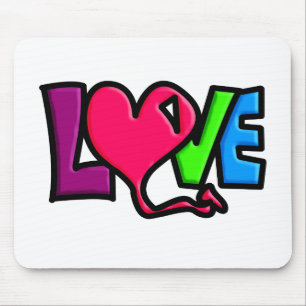 LOVE MOUSE PAD