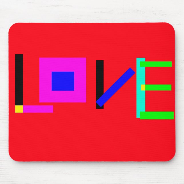 Love Mouse Pad (Front)