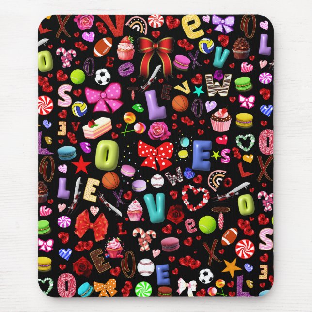 Love Mouse Pad (Front)