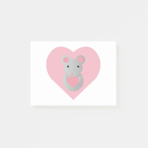 Love Mouse Post-it Notes