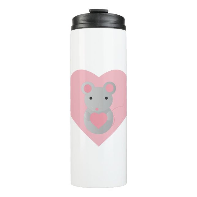 Love Mouse Thermal Tumbler (Front)