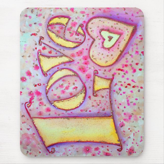 Love Mousepad (Horizontal) (Front)