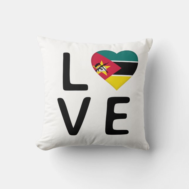Love - Mozambique Flag Cushion (Front)