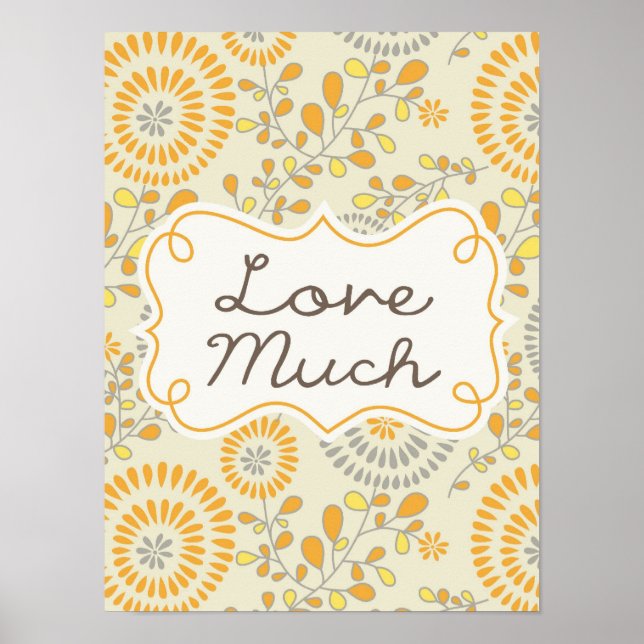 Love Much Flower Poster (Front)